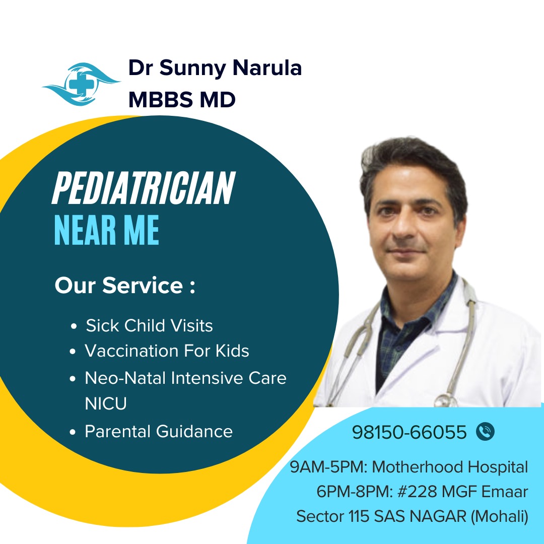 Dr Sunny Narula - Child Specialist in Chandigarh, Mohali